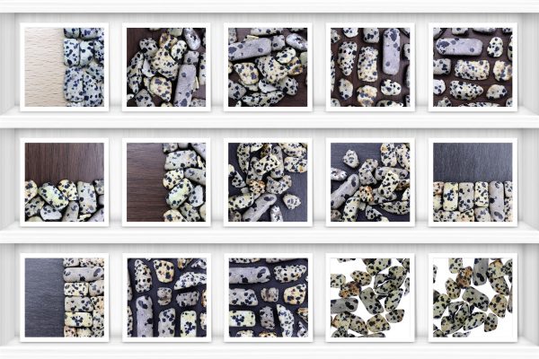 Dalmatian Jasper Background Textures Showcase Shelves Samples Preview