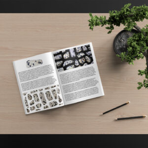 Dalmatian Jasper Background Textures Modern Magazine Article Illustrations Preview