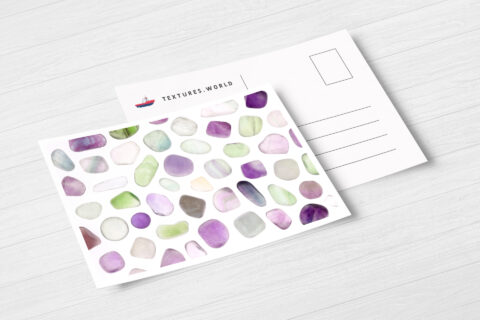 Postcard Fluorite Background Textures Modern Poster Preview