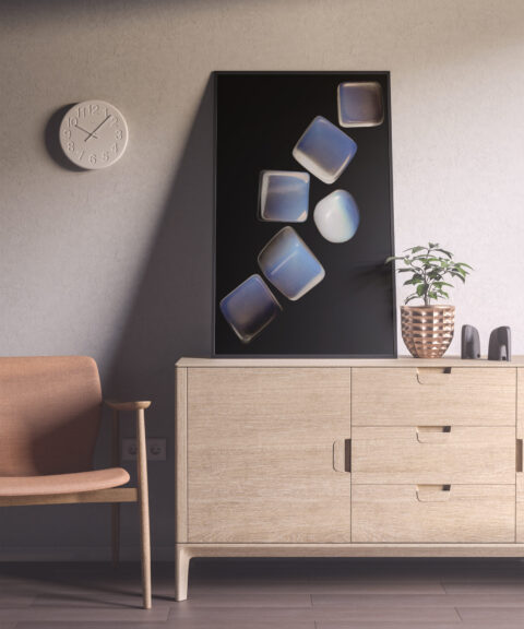 Entryway Opal Background Textures Modern Poster Preview