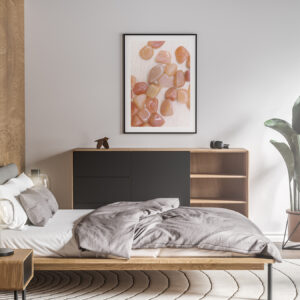 Bedroom Red Aventurine Background Textures Modern Poster Preview