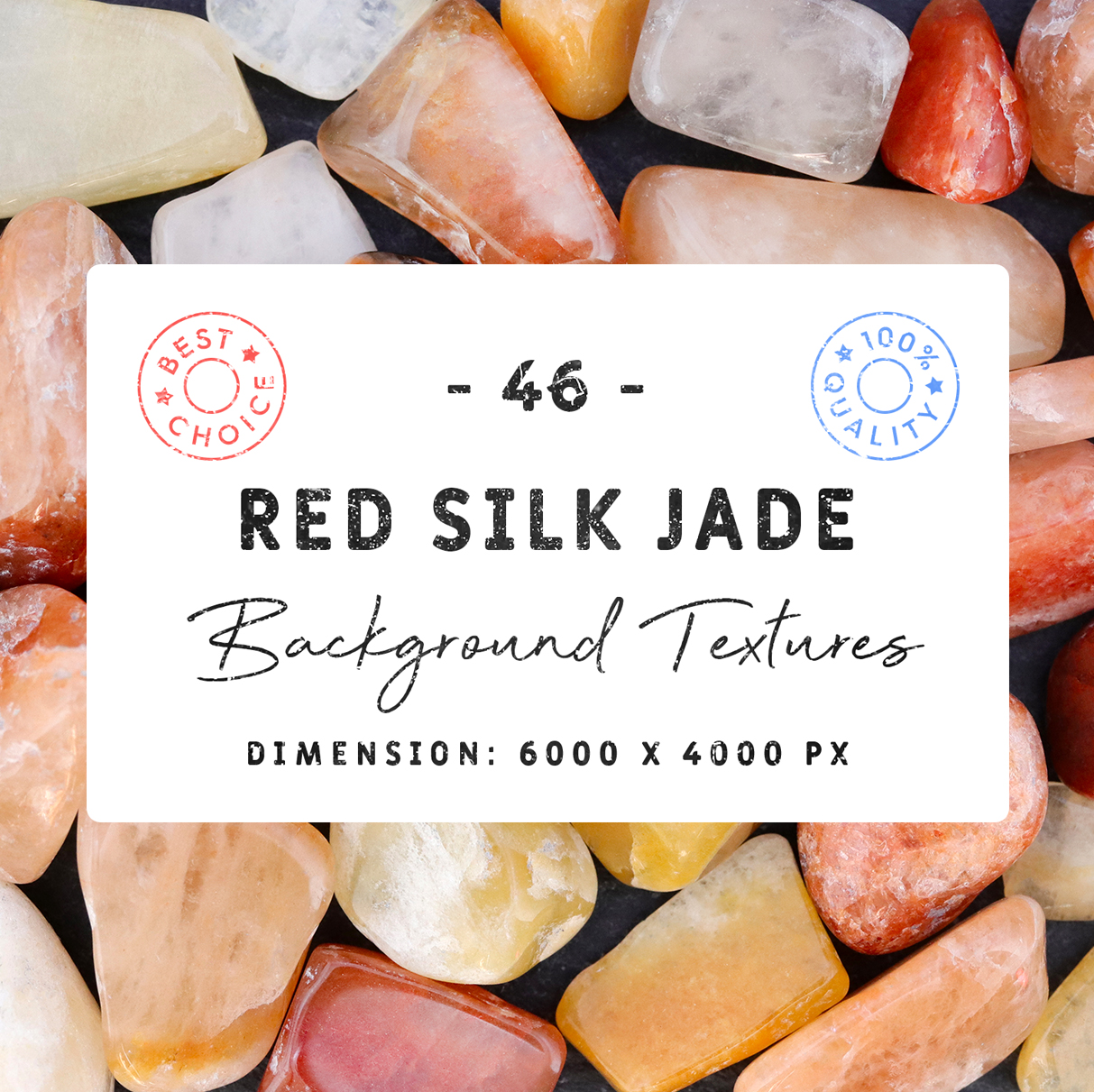 Red Silk Jade Background Textures Square Cover Preview