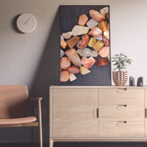 Entryway Red Silk Jade Background Textures Modern Poster Preview