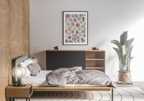 Bedroom Ruby Zoisite Background Textures Modern Poster Preview