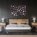 Bedroom Ruby Zoisite Background Textures Modern Poster Preview