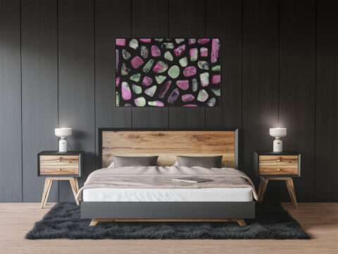 Bedroom Ruby Zoisite Background Textures Modern Poster Preview