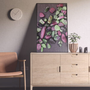 Entryway Ruby Zoisite Background Textures Modern Poster Preview