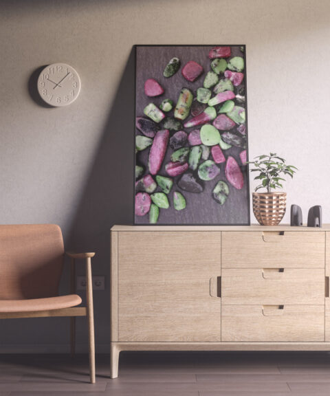 Entryway Ruby Zoisite Background Textures Modern Poster Preview