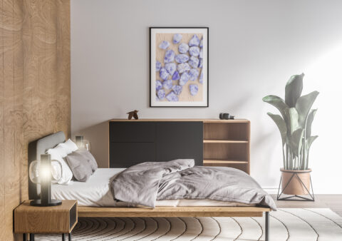 Bedroom Sodalite Background Textures Modern Poster Preview