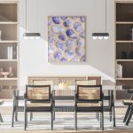 Kitchen & Dining Sodalite Background Textures Modern Poster Preview