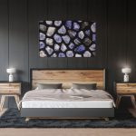 Bedroom Sodalite Background Textures Modern Poster Preview