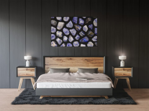 Bedroom Sodalite Background Textures Modern Poster Preview