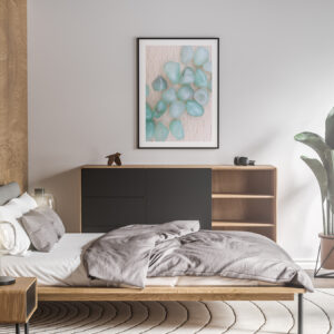 Bedroom Green Aventurine Background Textures Modern Poster Preview