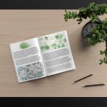 Green Aventurine Background Textures Modern Magazine Article Illustrations Preview