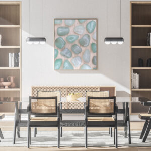 Kitchen & Dining Green Aventurine Background Textures Modern Poster Preview