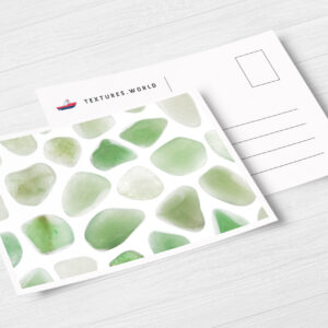 Postcard Green Aventurine Background Textures Modern Poster Preview