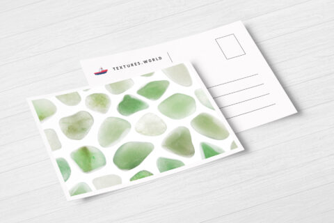Postcard Green Aventurine Background Textures Modern Poster Preview