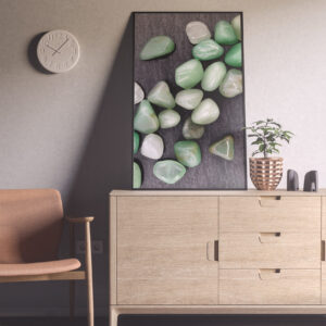 Entryway Green Aventurine Background Textures Modern Poster Preview
