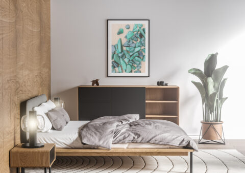 Bedroom Malachite Background Textures Modern Poster Preview