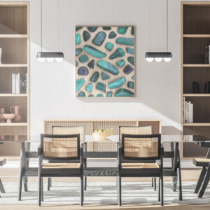 Kitchen & Dining Malachite Background Textures Modern Poster Preview