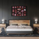 Bedroom Red Jasper Background Textures Modern Poster Preview