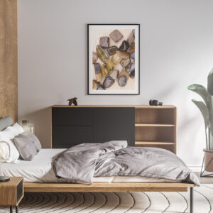Bedroom Tiger's Eye Background Textures Modern Poster Preview