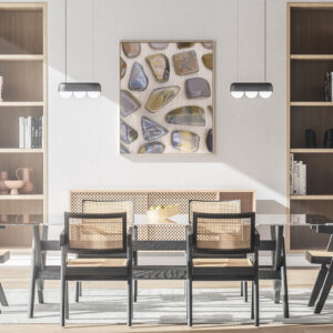 Kitchen & Dining Tiger's Eye Background Textures Modern Poster Preview
