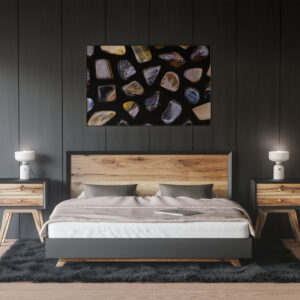 Bedroom Tiger's Eye Background Textures Modern Poster Preview