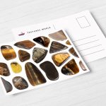 Postcard Tiger’s Eye Background Textures Modern Poster Preview