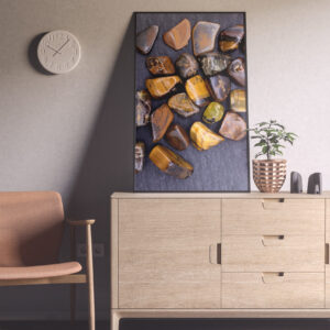 Entryway Tiger's Eye Background Textures Modern Poster Preview