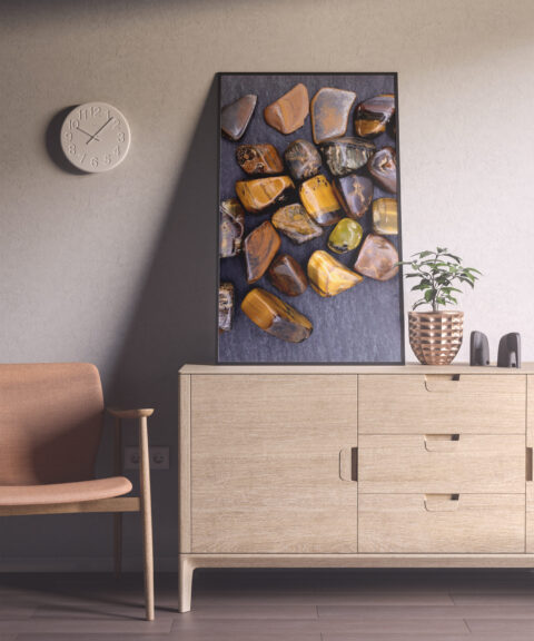 Entryway Tiger's Eye Background Textures Modern Poster Preview