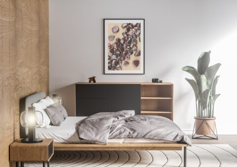 Bedroom Garnet Background Textures Modern Poster Preview