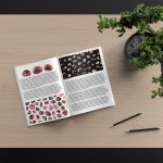 Garnet Background Textures Modern Magazine Article Illustrations Preview