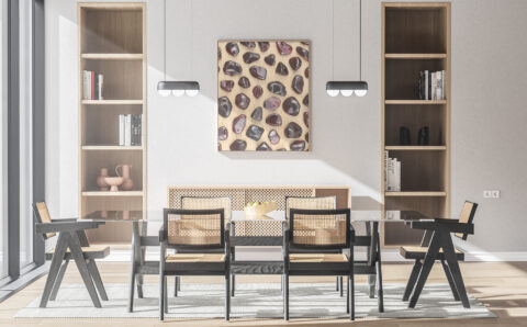 Kitchen & Dining Garnet Background Textures Modern Poster Preview