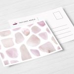 Postcard Morganite Background Textures Modern Poster Preview