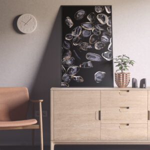 Entryway Smoky Quartz Background Textures Modern Poster Preview