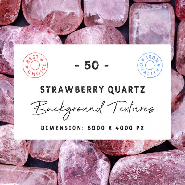 Strawberry Quartz Background Textures Square Cover Preview