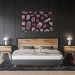 Bedroom Strawberry Quartz Background Textures Modern Poster Preview