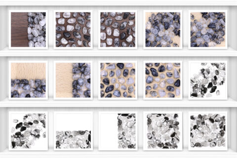 Tourmalinated Quartz Background Textures Showcase Shelves Samples Preview