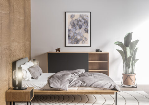 Bedroom Tourmalinated Quartz Background Textures Modern Poster Preview