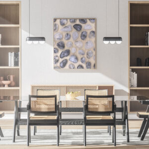 Kitchen & Dining Tourmalinated Quartz Background Textures Modern Poster Preview