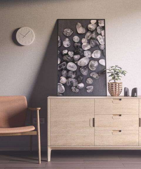 Entryway Tourmalinated Quartz Background Textures Modern Poster Preview