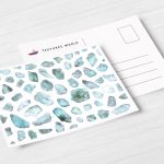 Postcard Apatite Background Textures Modern Poster Preview
