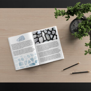 Aquamarine Background Textures Modern Magazine Article Illustrations Preview