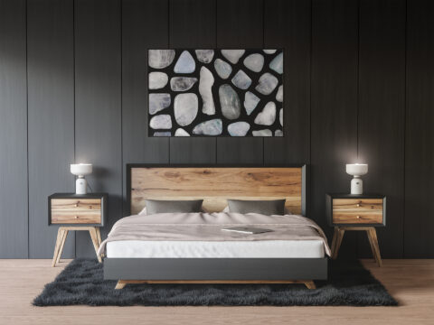 Bedroom Aquamarine Background Textures Modern Poster Preview