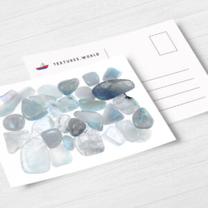 Postcard Aquamarine Background Textures Modern Poster Preview
