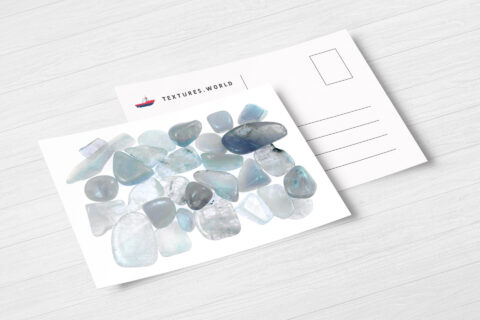 Postcard Aquamarine Background Textures Modern Poster Preview