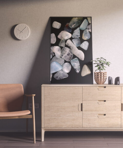 Entryway Aquamarine Background Textures Modern Poster Preview