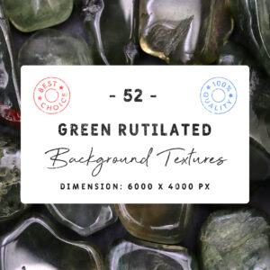 Green Rutilated Background Textures Square Cover Preview