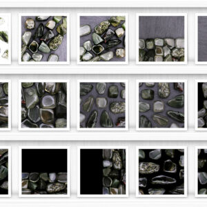 Green Rutilated Background Textures Showcase Shelves Samples Preview